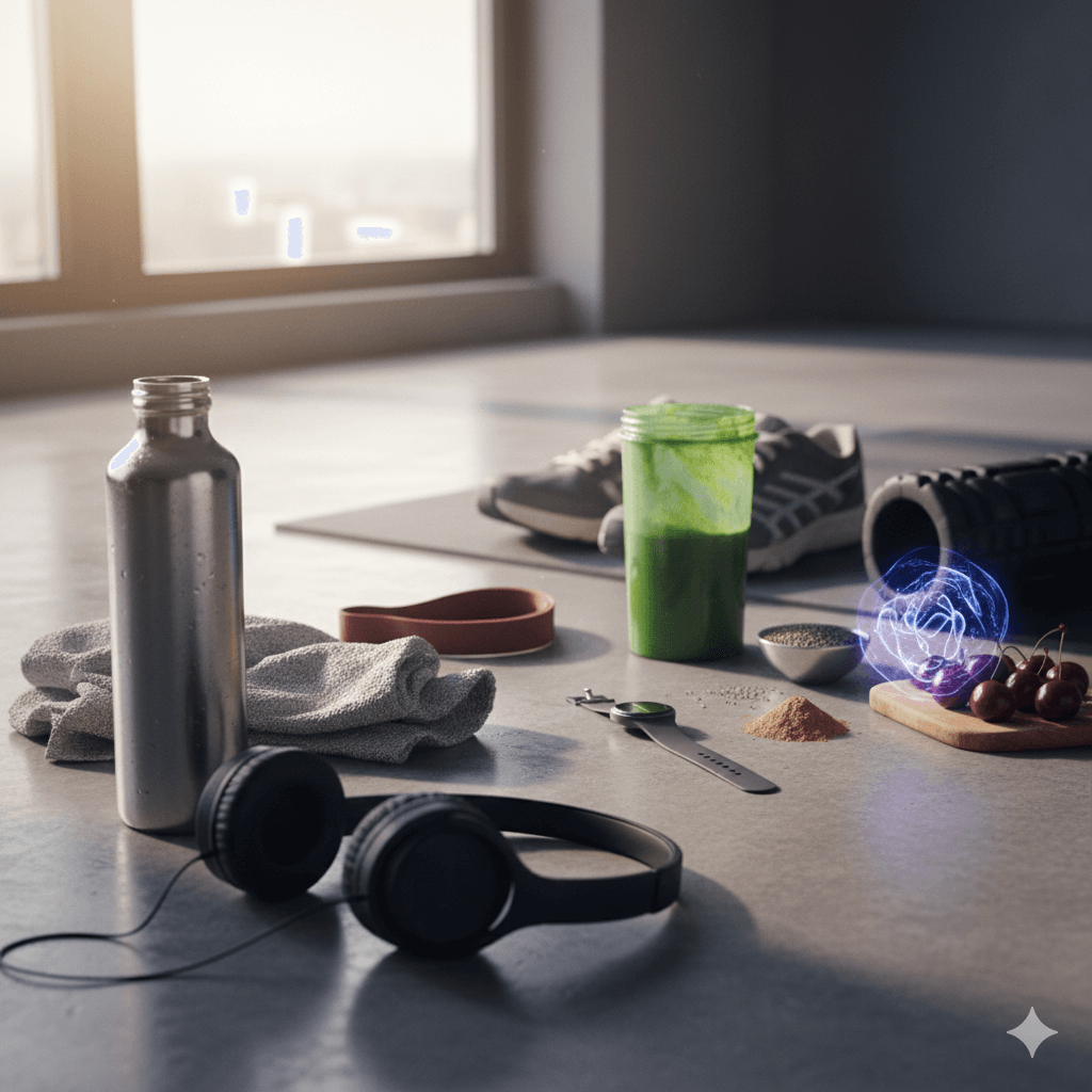 Illustration of post-workout recovery