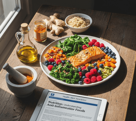 Assorted colorful vegetables for anti-inflammatory meals